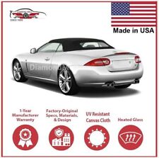 2007-15 Jaguar XK/XKR Convertible Soft Top w/DOT Approved Heated Glass, BLACK picture