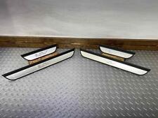06-09 Cadillac STS-V Door Sill Entry Plates Front & Rear (Black/Silver) Notes picture