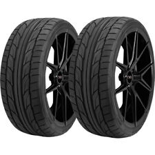 (QTY 2) 305/35ZR19 Nitto NT555 G2 106W XL Black Wall Tires picture