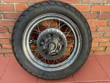 1979 kawasaki kz 650b rear wheel and tire. With sprocket, axle, spacers, brake  picture