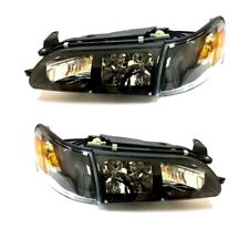 For 1993 1997 Toyota Corolla Headlights & Parking Corner Lights Left Right Set picture