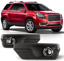 For 2013-2016 GMC Acadia Pair Fog Lights Driving Front Bumper with Wiring Switch picture