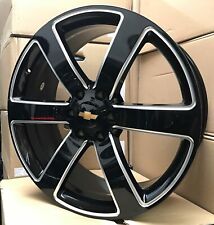 24'' inch TBBS Wheels Trailblazer Black Milled Tires fit Chevy SS Trailblazer picture