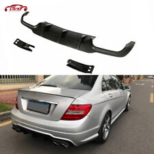 For Benz C-Class W204 Sport C63 AMG 2012-14 ABS Rear Bumper Diffuser Lip picture
