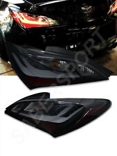 Set of Pair Black Smoke LED Taillights for 2010-2016 Hyundai Genesis Coupe picture