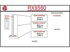 Engine Exhaust Valve ITM RX9560 fits 93-94 Hyundai Scoupe 1.5L-L4 picture
