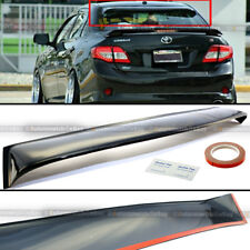 For 09-13 Toyota Corolla JDM Black Tinted Rear Window Roof Vent Visor Spoiler picture