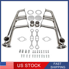 Exhaust Manifold Headers for Small Block Chevy Lake Style SBC 265-400 V8 New picture