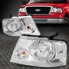 FOR 04-08 FORD F150 06-08 LINCOLN MARK LT CHROME HOUSING HALOGEN HEADLIGHTS LAMP picture