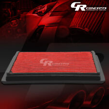 RED WASHABLE HIGH FLOW AIR FILTER FOR 05-10 FORD MUSTANG/GT 07-08 SHELBY V6/8 picture