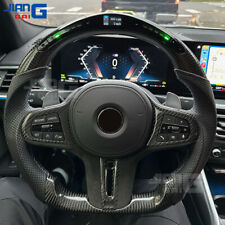 Carbon Fiber LED Steering Wheel For BMW G20 G21 G22 G30 G38 G80 with Heated picture