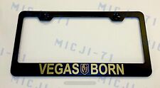 VGK Vegas Born Golden Knights Stainless  License Plate Frame Holder Rust Free picture