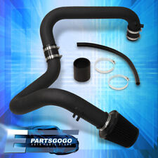 For 01-05 Honda Civic DX LX 1.7 Black Aluminum Piping JDM Cold Air Intake System picture