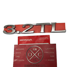 New Genuine OEM Acura 3.2TL Rear Emblem Badge 99-03 TL Type S UA5 4 Chrome USDM picture