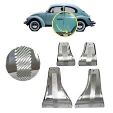 VW BUG Running Board Stone Guards Guards 4pcs Set Stainless T1 Beetle picture