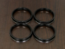 (4) Plastic Black Hub Centric Rings Hubrings 87.1mm Hub & 106.1mm Wheel (87-106) picture
