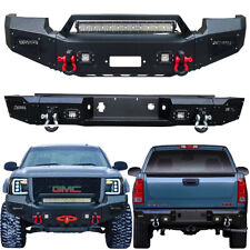 For 2007-2013 GMC Sierra 1500 Front or Rear Bumper with LED Lights and D-Rings picture