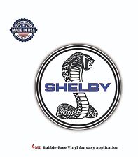 SHELBY COBRA FORD VINYL DECAL STICKER CAR TRUCK BUMPER 4MIL BUBBLE FREE US MADE picture