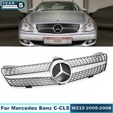 Diamond Grille Grill w/3D Emblem For Mercedes Benz W219 CLS500 CLS550 2005-2008 picture