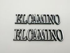 2pcs Fits 1978-1987 Chevy El Camino Quarter Panel Emblems Badges Chrome picture