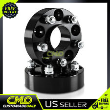 2) 40mm Black Hubcentric Wheel Spacers 5x4.5 For 240SX 350Z 370Z G35 G37 Q50 Q60 picture