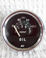 NEW OLD STOCK 2 INCH AC OIL PRESSURE GAUGE  : TVR VIXEN TUSCAN LOTUS 7 SEVEN ?? picture
