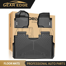 All Weather Floor Liners Mats for 2015-2024 Ford F-150 /Lightning Super Crew Cab picture