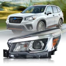 For 2019-2020 Subaru Forester Headlight Assembly Driver Side Chrome/Black w/Bulb picture