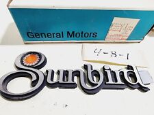 Genuine GM 1740825 Pontiac Sunbird Fender Emblem picture