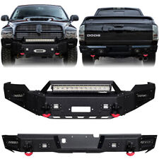 For 2003-2005 Dodge Ram 2500 3500 Front or Rear Bumper with Lightsand D-Rings picture