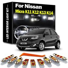 No Error LED Interior Light Bulb Kit For Nissan Micra K11 K12 K13 K14 1993- 2023 picture