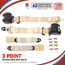2 Universal 3 Point Retractable Safety Seat Belts For Suzuki Forenza 2004-2008 picture