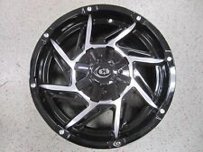 Vision Prowler 422 Gloss Black & Machined Wheel 17x9 5x5 5x114.3 - One/1 picture