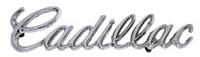 74 75 Cadillac Deville—Front Header Script Nameplate Emblem 9834648 picture