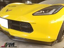 2015+ Corvette C7 Z06 Stage 2 Carbon Fiber Front Bumper Lip W/ Winglets picture