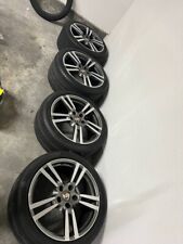 Porsche Panamera 970.1 OEM Turbo II wheels and Pirelli tires 20” With Caps Perf picture