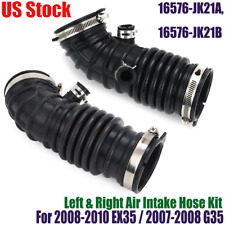 Air Intake Hose For Infiniti G35 2007-2008 EX35 2008-10 Left & Right 16576-JK21B picture