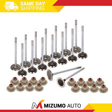 Intake Exhaust Valves w/ Seals Fit Dodge Mitsubishi Eagle Plymouth 2.0 2.4 DOHC picture