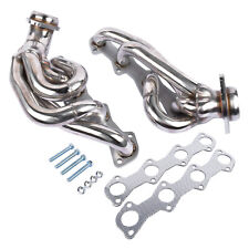 For Ford F150 F250 Expedition Shorty Headers Manifold 1997-2003 5.4L V8 Polished picture