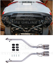 For 17-20 Lexus IS200t IS300 IS350 Muffler Delete Axle Back Quad Tips Exhaust picture