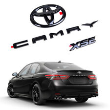 Kit fit TOYOTA 2018-2021 Camry XSE  Gloss Black out Overlay Emblem GEN OEM  picture