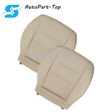 For 2012 Mercedes Benz GLK Front Bottom Replacement Leather Seat Cover Ivory picture