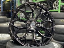 22'' Giovanna Monte Carlo Wheels Gloss Black with Tires Porsche Panamera Taycan picture