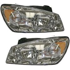 Headlight Set For 2004-2005 Kia Spectra Sedan Left and Right With Bulb 2Pc picture