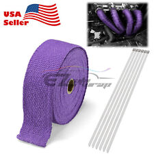 Purple Exhaust Pipe Insulation Thermal Heat Wrap 2