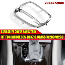 Chrome For Mercedes-Benz C Class W203 C320 C230 Gear Shift Panel Cover Trim New picture
