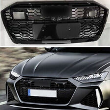 Grille Upper Honeycomb Radiator Grill W/ ACC For Audi A6 S6 2019-2024 RS6 Style picture