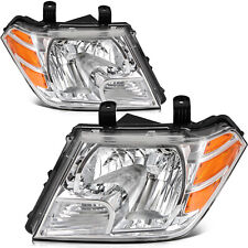 Headlight Assembly For Nissan For Frontier 2009-2019 Chrome Housing Pair picture