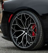 22'' Giovanna Monte Carlo Black Machine Wheels Tires A7 A8 Bentley S580 BM7 740i picture