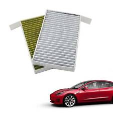 1 set For Tesla Model 3 Cabin Air Filter with Activated Carbon Air Intake Filter picture